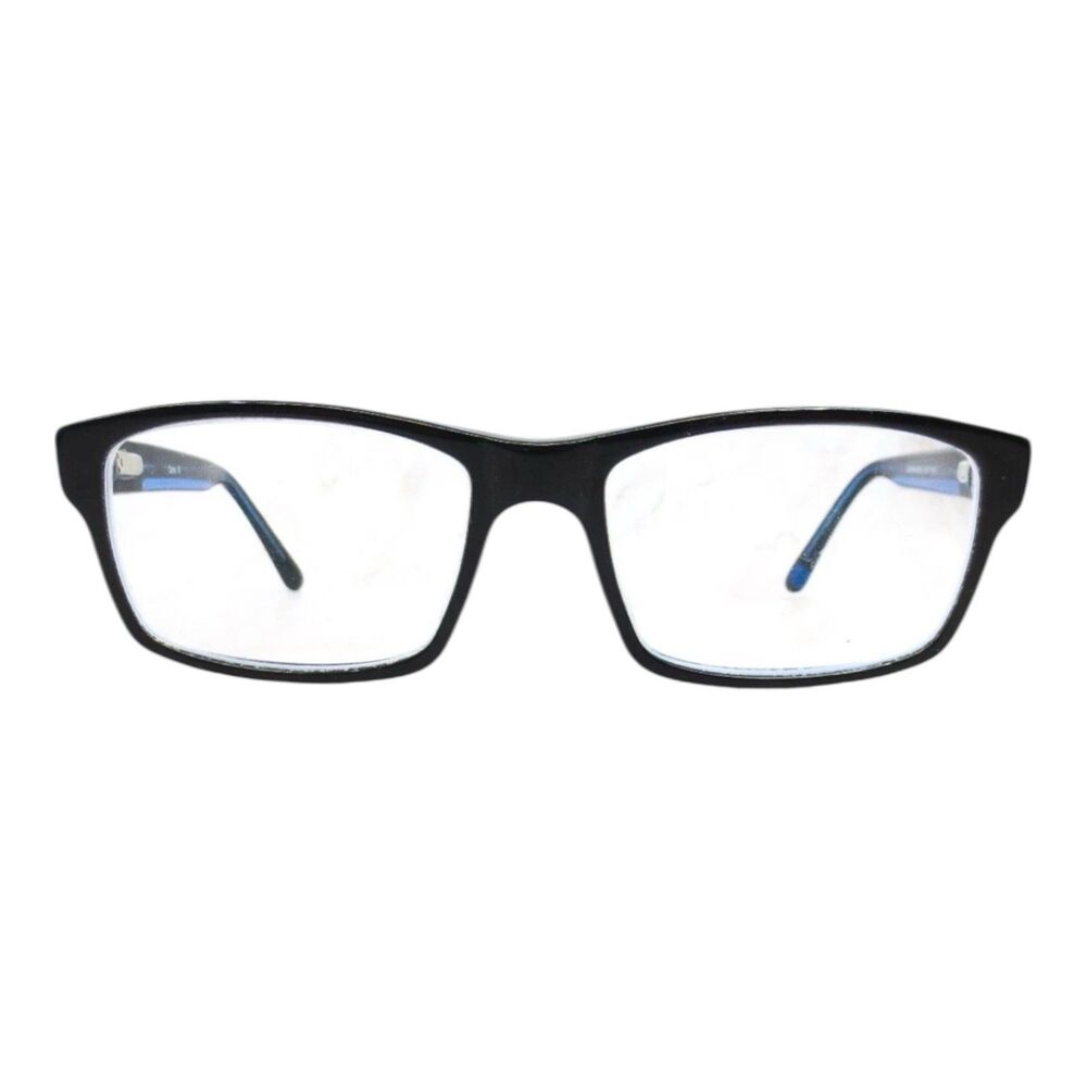 American Classics Men's "Carter Black/Blue" Eyeglasses Frames - 54-17-145 mm